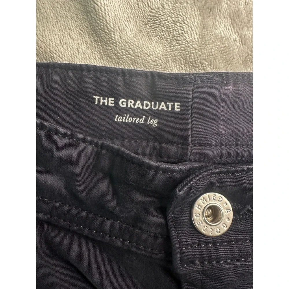 AG Adriano Goldshmied The Graduate Pants 36x32 (34X29) Tailored‎ Leg Navy Blue